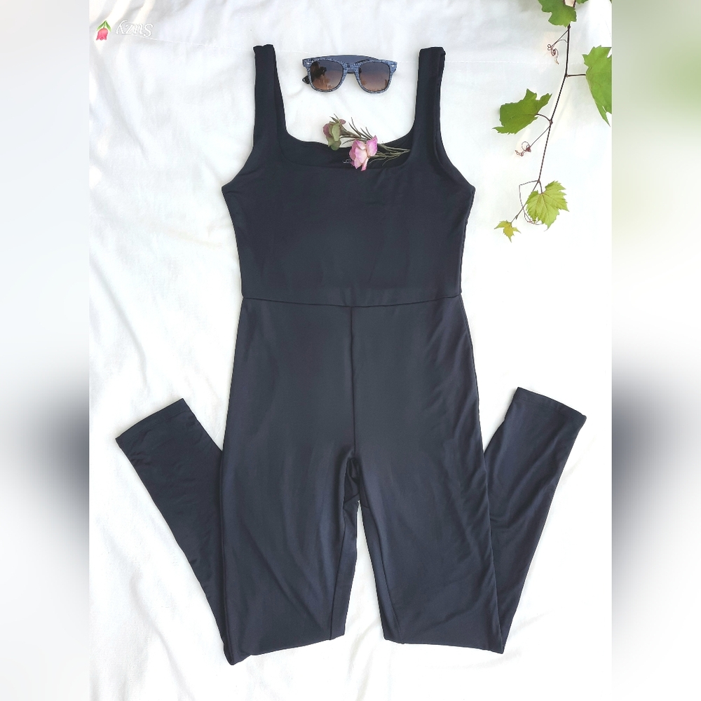 🍁 SWS Contour Full Length Bodysuit, Sleeveless, Square Neck